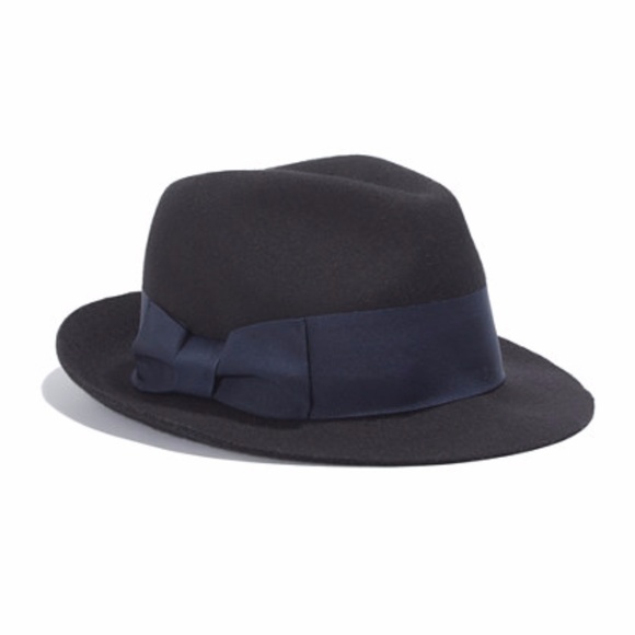 Madewell Accessories - Madewell Biltmore Wool Felt Fedora with Bow
